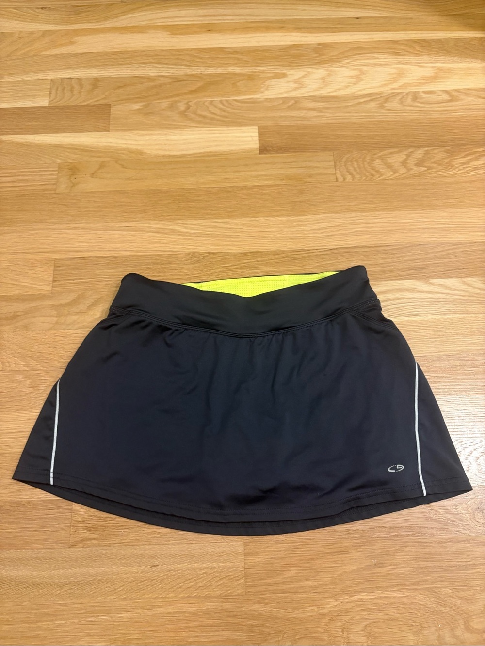 C9 By Champion Tennis Skort Yellow & Grey Athletic Skirt Size Small